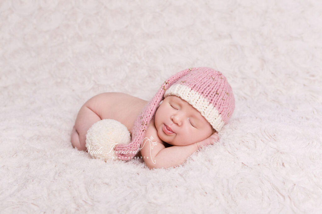 Photo Bebe Avec Bonnet Rose