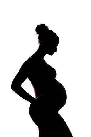 Photographie De Femme Enceinte Silhouette