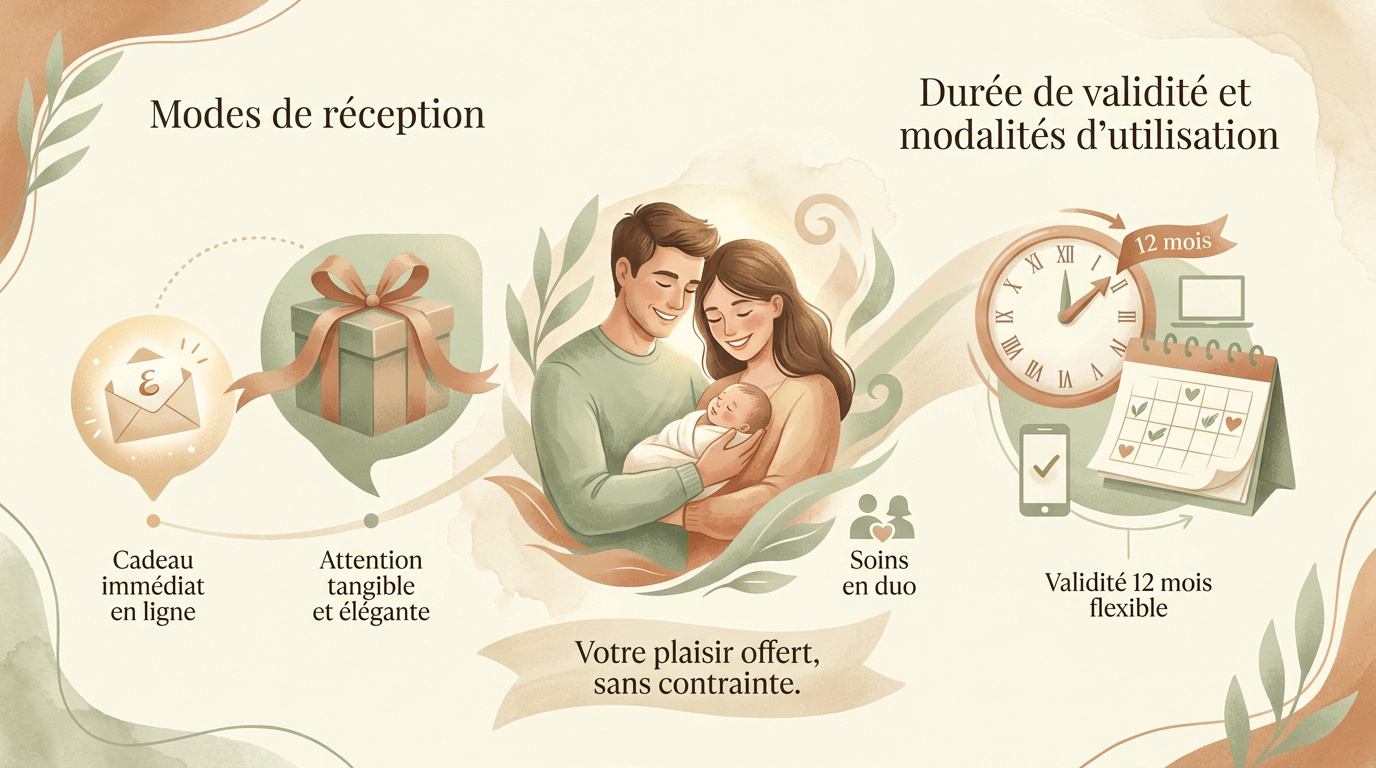 Coffret cadeau élégant pour séance photo nouveau-né et bébé