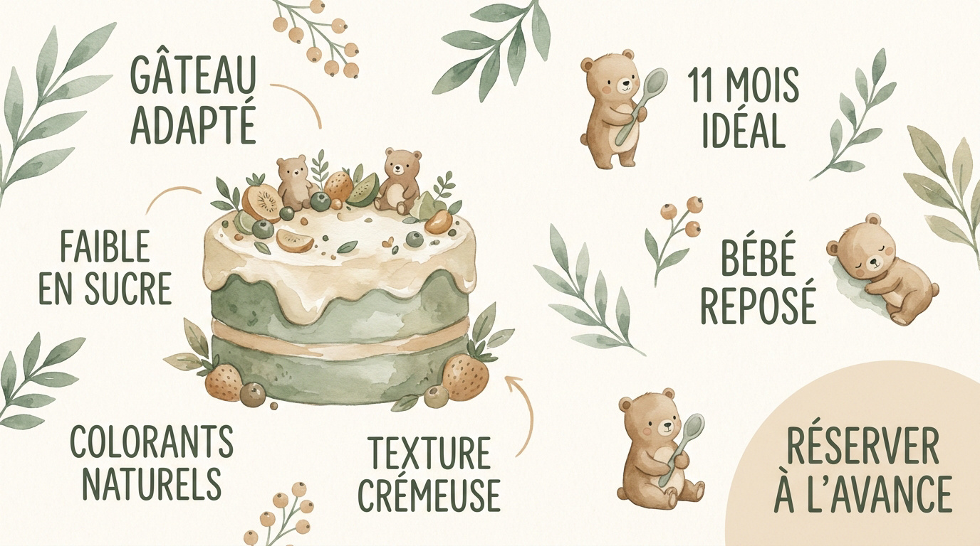 Bébé garçon s'amusant avec son gâteau d'anniversaire lors d'une séance smash the cake en studio