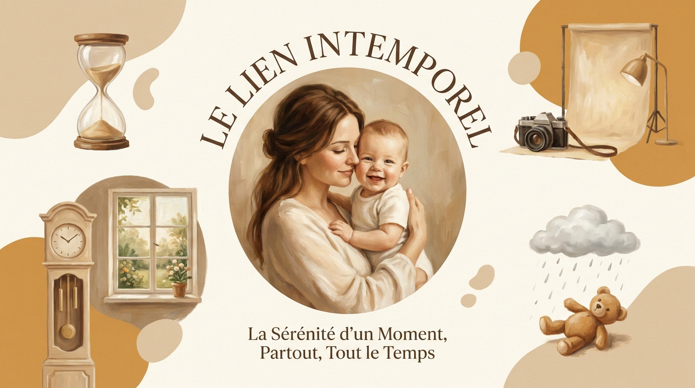 Maman complice avec son bébé de 6 mois lors d'une séance photo professionnelle